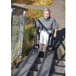 Lehká skládací rampa pro invalidní vozík